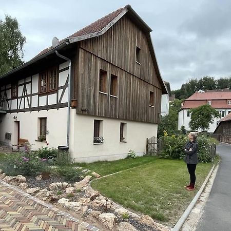 Wohnen Im Fachwerk - Ferienwohnung Fenja Nentershausen  المظهر الخارجي الصورة
